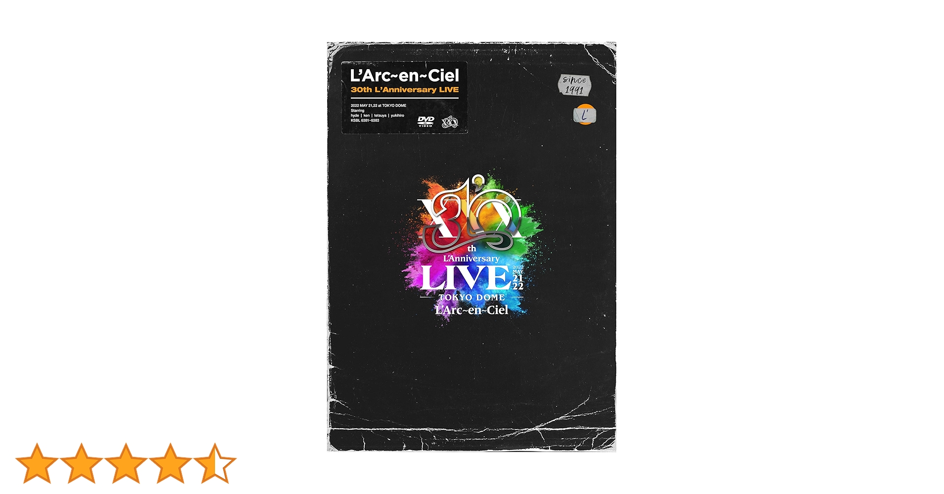 Amazon.co.jp: L'Arc〜en〜Ciel 30th L'Anniversary LIVE (通常盤